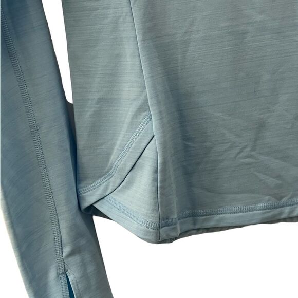 FILA‎ Sport Tru-Warm Cross Hem Hoodie Light Blue XS Stretch Pullover NWT - Picture 4 of 8